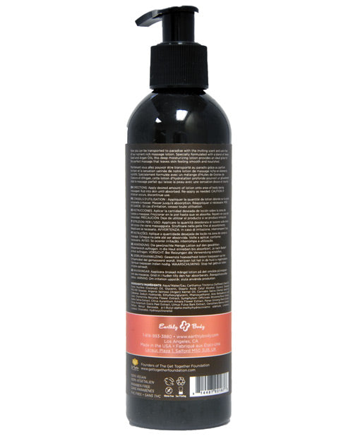 Earthly Body Hemp Seed Massage Lotion - 8 Oz Isle Of You