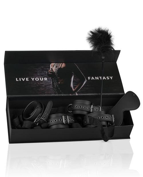 Easy Toys Beginners 6 Piece Beginners Bondage Set - Black