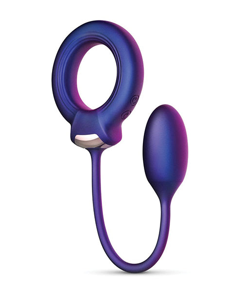 Hueman Solar Cock Ring w/Anal Ball - Purple