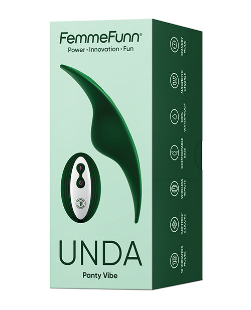 Femme Fun Unda Thin Panty Vibe - Dark Green