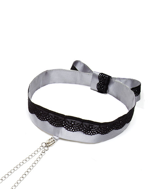 Fifty Shades of Grey Play Nice Satin & Lace Collar & Nipple Clamps