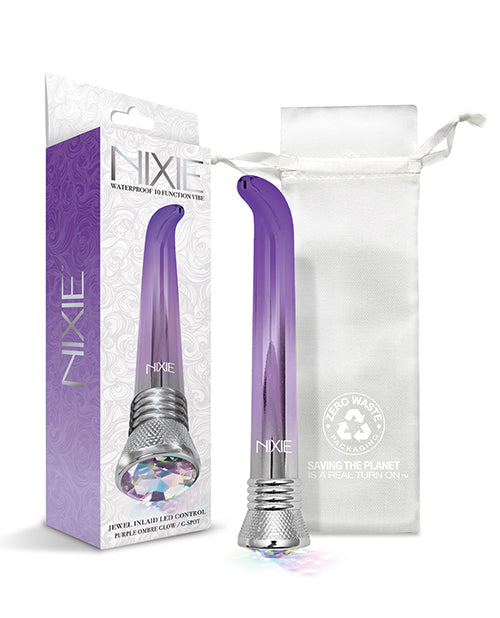 Nixie Waterproof G-Spot Vibe  - 10 Function Purple Ombre Glow