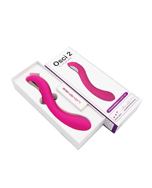 Lovense Osci 2 Oscillating G Spot Vibrator - Pink