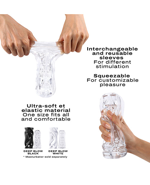 Dorcel Deep Blow Tornado Sleeve - Clear