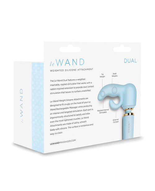 Le Wand Dual Weighted Silicone Attachment