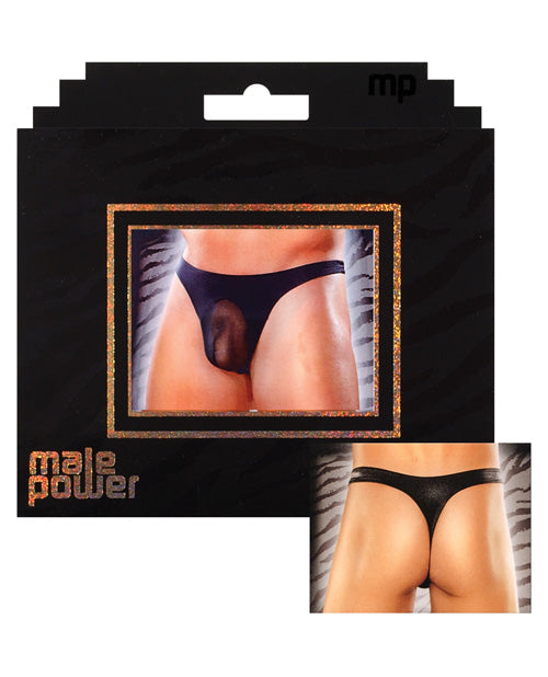 Male Power Sheer Nylon Lycra Pouch Thong