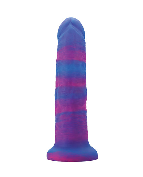 Nobu Rainbow 8" Dildo w/Suction Cup - Cosmic