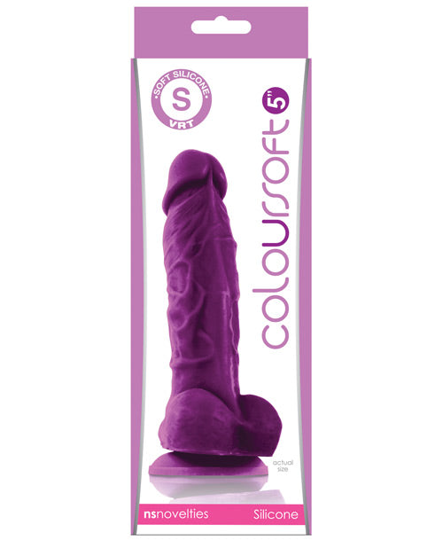 "Coloursoft 5"" Silicone Soft Dildo"