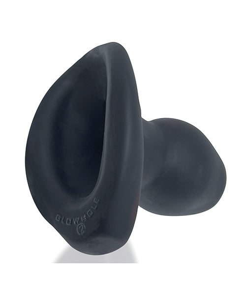 Oxballs Morphhole 2 Gaper Plug Large - Black Ice