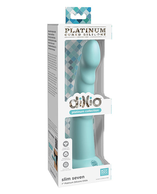 Dillio Platinum 7" Slim Seven Silicone Dildo