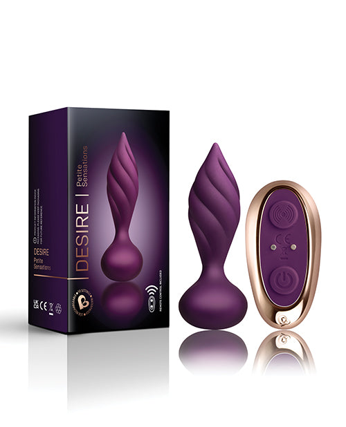 Rocks Off Petite Sensations Desire Plug W/remote -