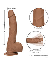 Silicone Studs 8" Dildo