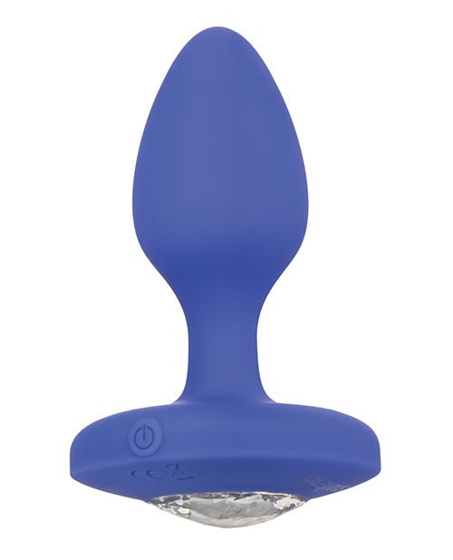 Cheeky Gems Medium Rechargeable Vibrating Probe - Blue