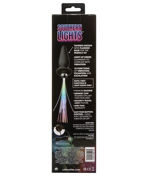 Southern Lights Rechargeable Vibrating Light Up Anal Probe