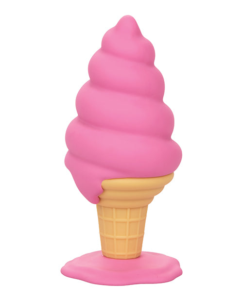 Naughty Bits Yum Bum Ice Cream Cone Butt Plug - Pink