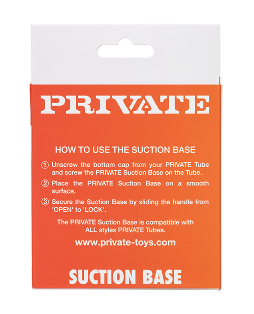 Private Suction Base Accessory - Black