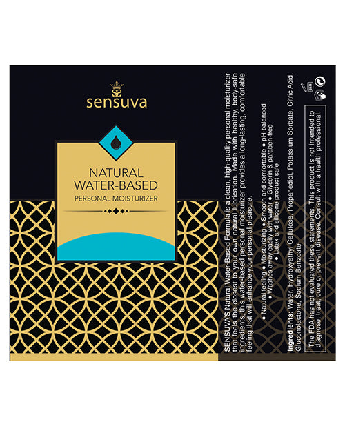 Sensuva Natural Water Based Personal Moisturizer