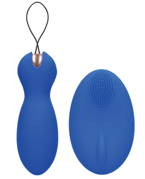 Shots Elegance Dual Vibrating Bullet & Remote - Blue