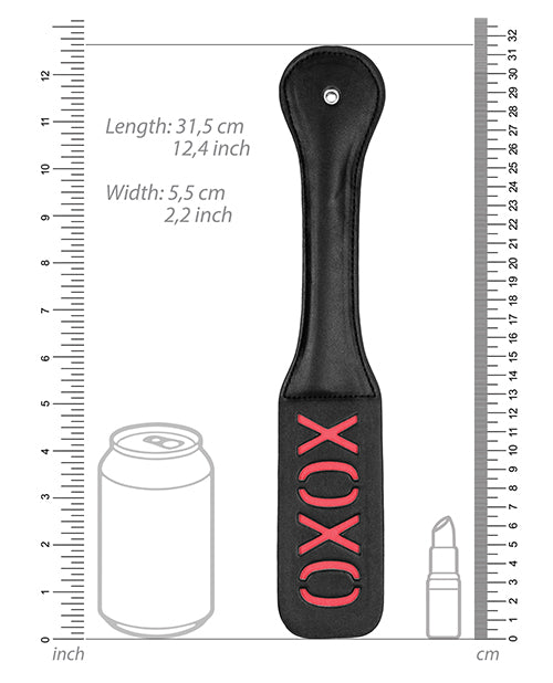 Shots Ouch XOXO Paddle - Black