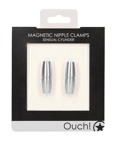 Shots Ouch Sensual Cylinder Magnetic Nipple Clamps