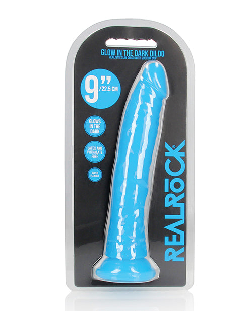 Shots Realrock Slim Dildo Glow In The Dark