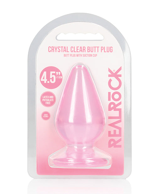 Shots Realrock Crystal Clear Anal Plug