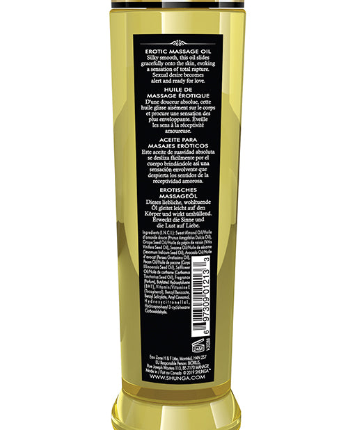 Shunga Erotic Massage Oil - 8 Oz Monoi