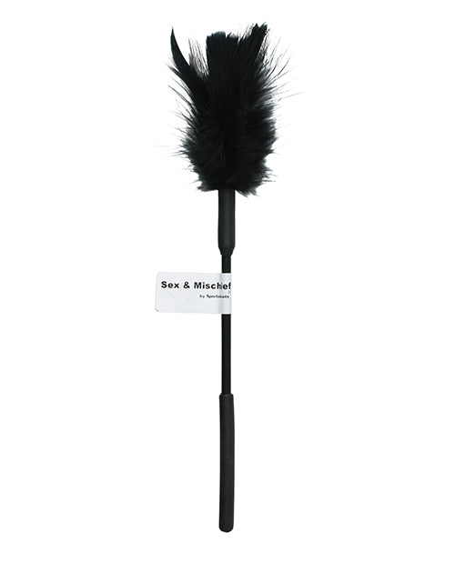 Sex & Mischief Feather Slapper - Red/black Feathers