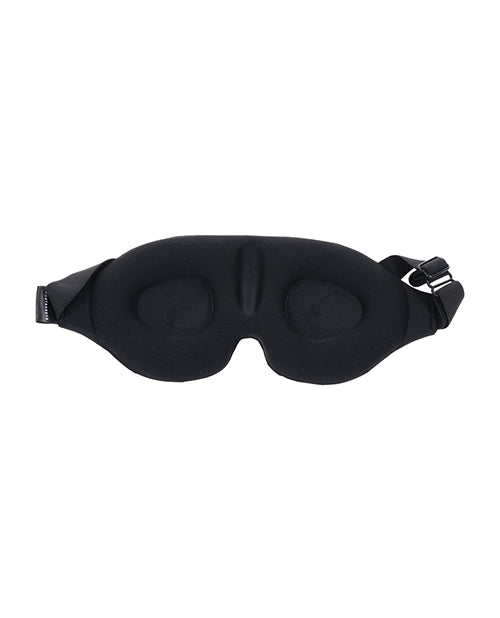 Saffron Blackout Memory Foam Blindfold - Black