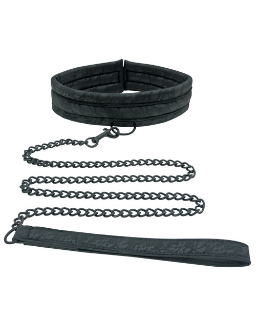 Sincerely Lace Collar & Leash - Black