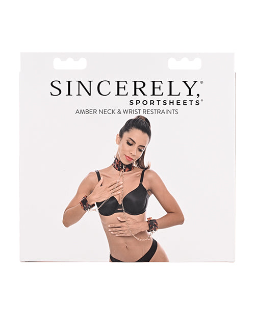 Sincerely Amber Neck & Wrist Restraint