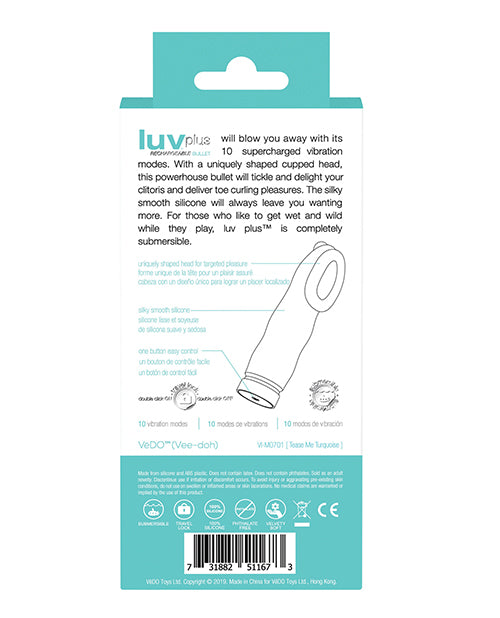 Vedo Luv Plus Rechargeable Vibe