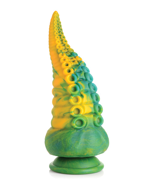 Creature Cocks Monstropus Tentacled Monster Silicone Dildo - Green/yellow