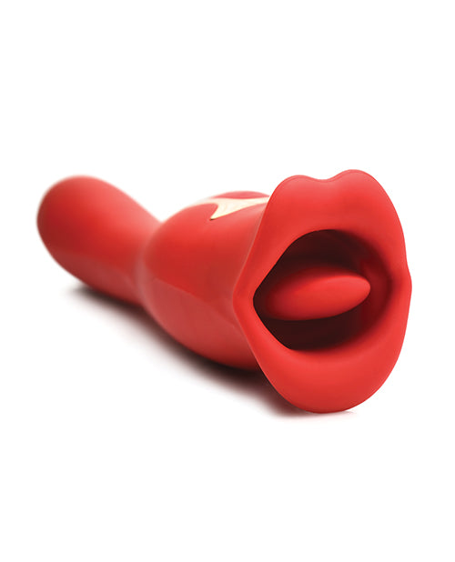 Shegasm Lickgasm Kiss + Tell Pro Dual Ended Kissing Vibrator - Red