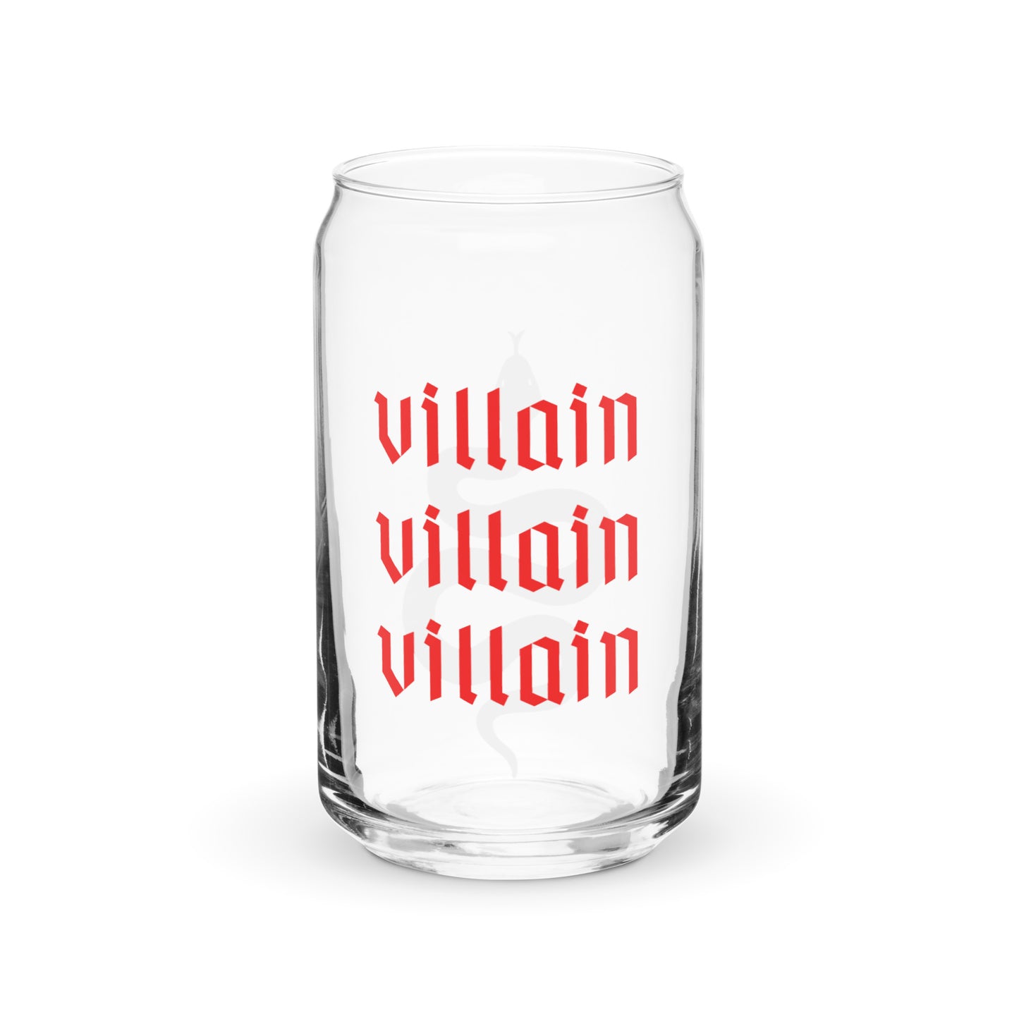 Villain Can-shaped glass