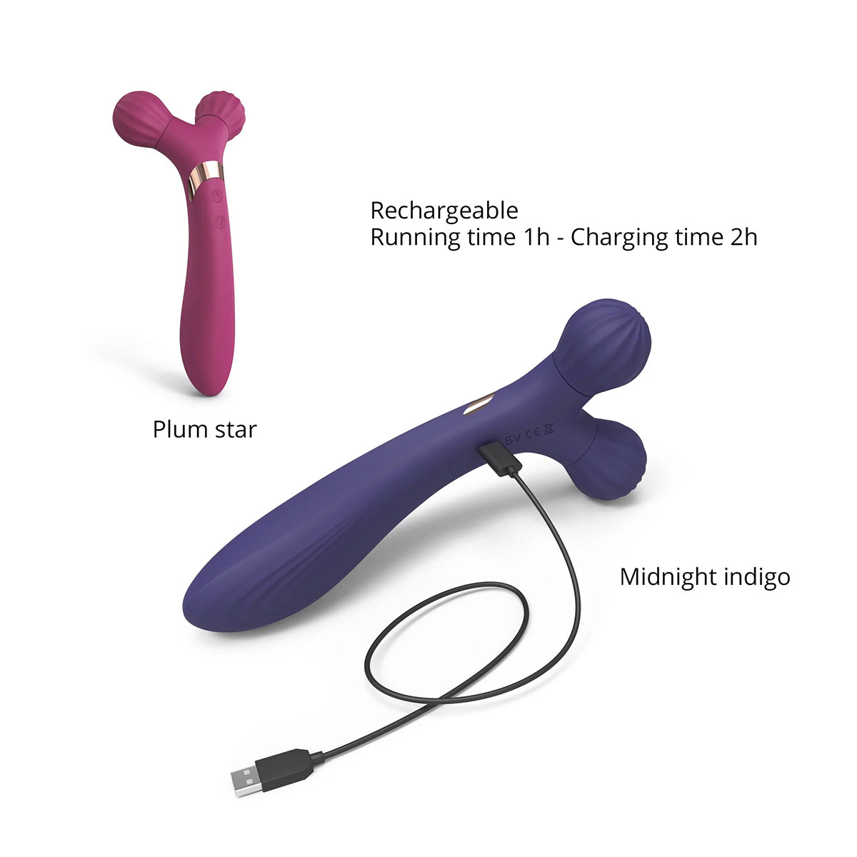 Love to Love Fireball Body Massager - Midnight Indigo