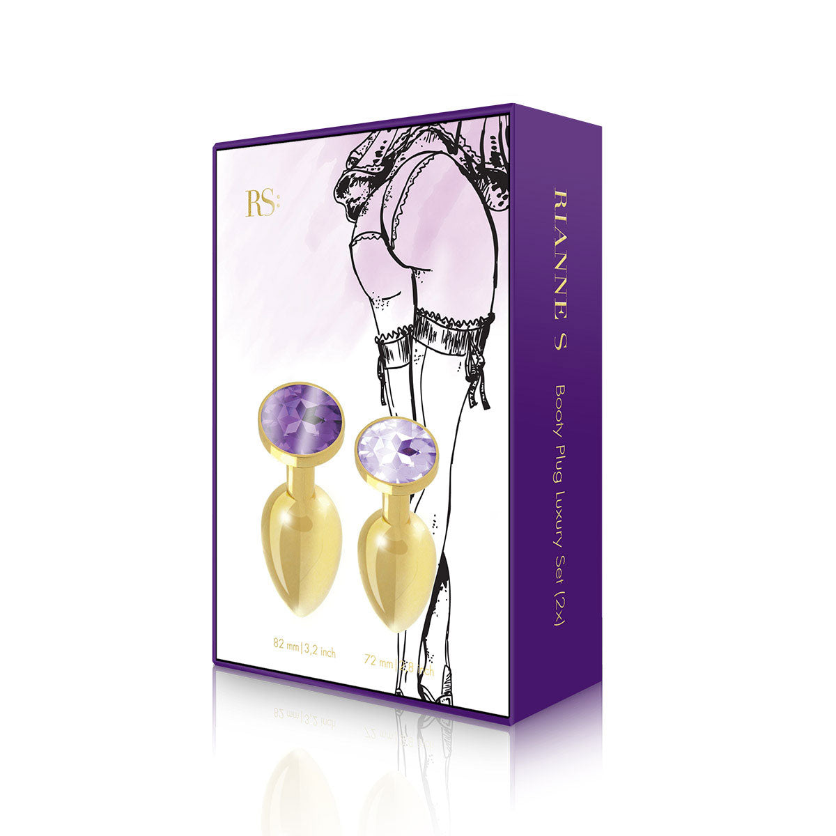 Rianne S Booty Plug Set 2-Pack - Gold