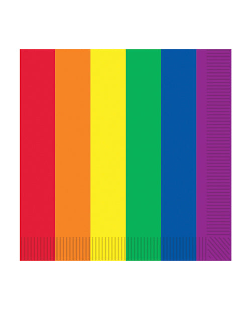 Pride Luncheon Napkins - Rainbow Pack of 16