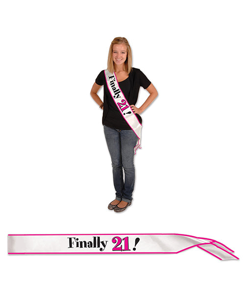 Finally 21! Satin Sash