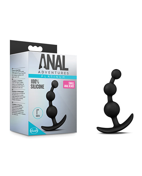 Blush Anal Adventures Small Beads - Black