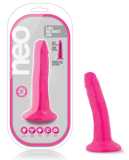 "Blush Neo 5.5"" Dual Density Cock"