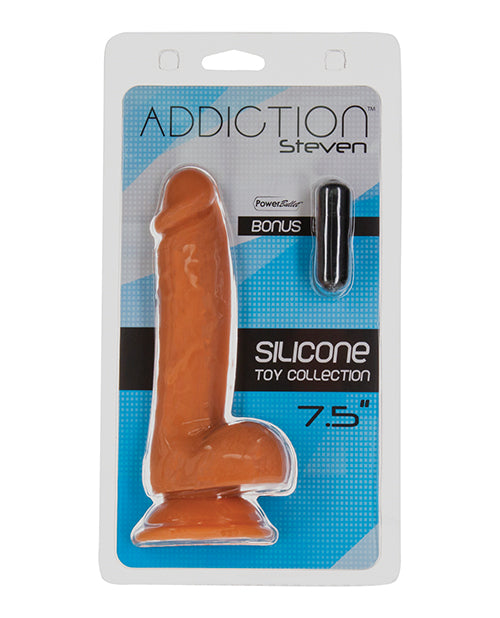 Addiction Steven 7.5" Dildo - Caramel