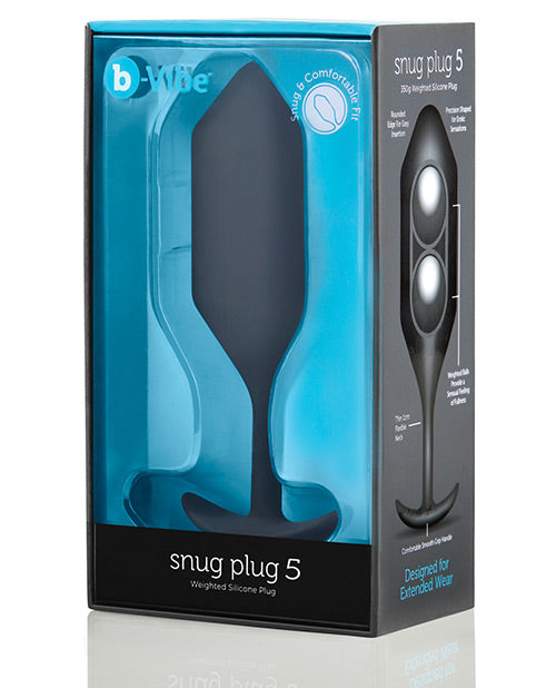 B-vibe Weighted Snug Plug 5 - 350 G