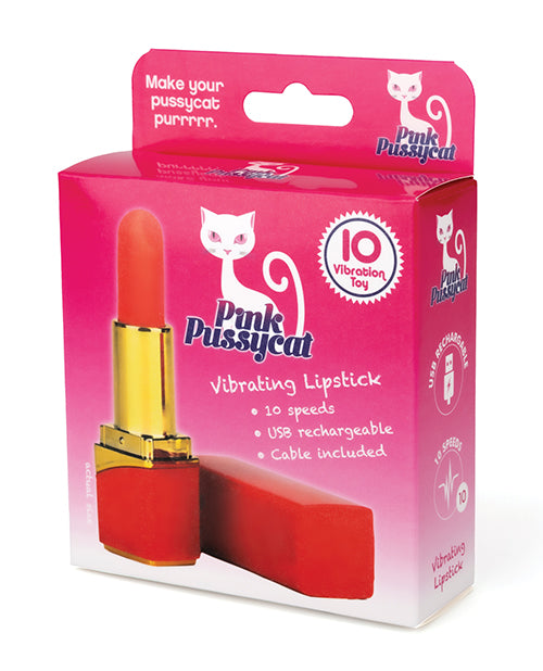 Pink Pussycat Vibrating Lipstick