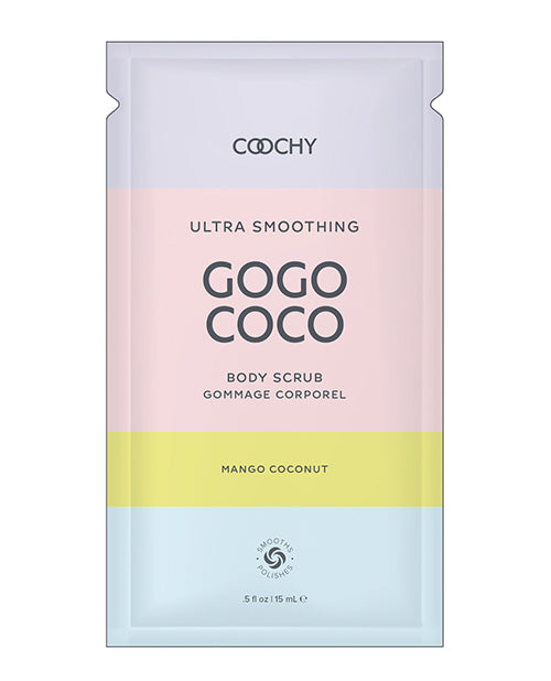 COOCHY Ultra Smoothing Body Scrub Foil - .35 oz Mango Coconut