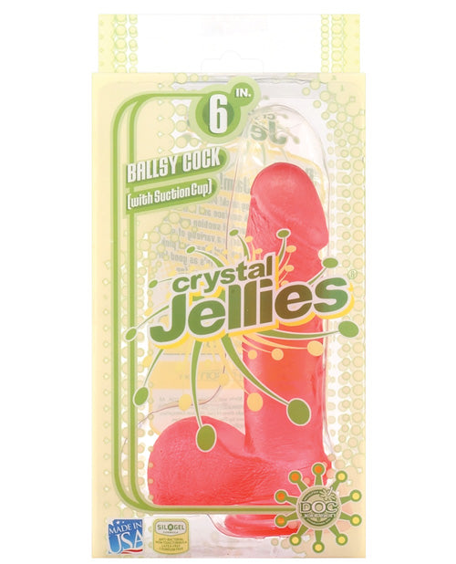 "Crystal Jellies 8"" Ballsy Cock"