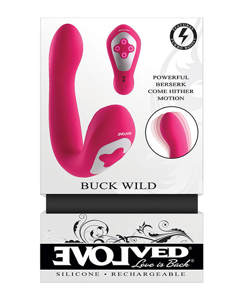 Evolved Buck Wild Come Hither Dual End Massager - Pink