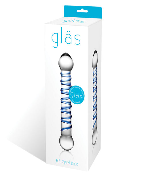 Glas 6.5" Spiral Dildo