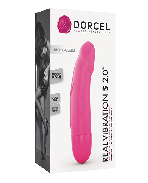 Dorcel Real Vibration S 6" Rechargeable Vibrator - Pink