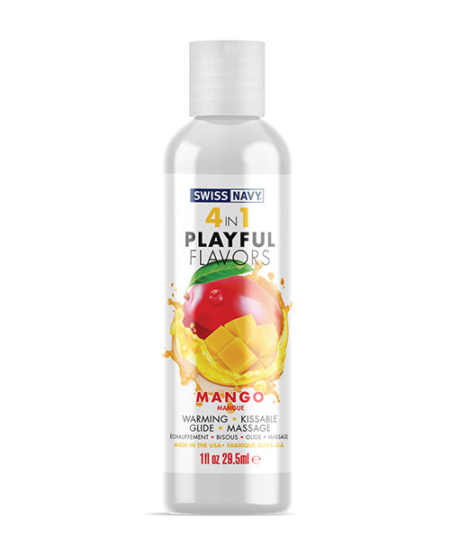 Swiss Navy 4 In 1 Playful Flavors Mango